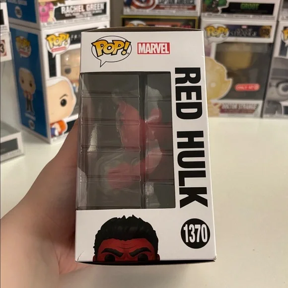 Funko POP! Marvel Red Hulk #1370 Vinyl Figure - Picture 11 of 11